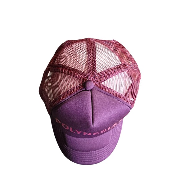 NEW Chick-Fil-A Snap Back Hat Maroon w/ Polynesian Sauce Graphic - Picture 3 of 9